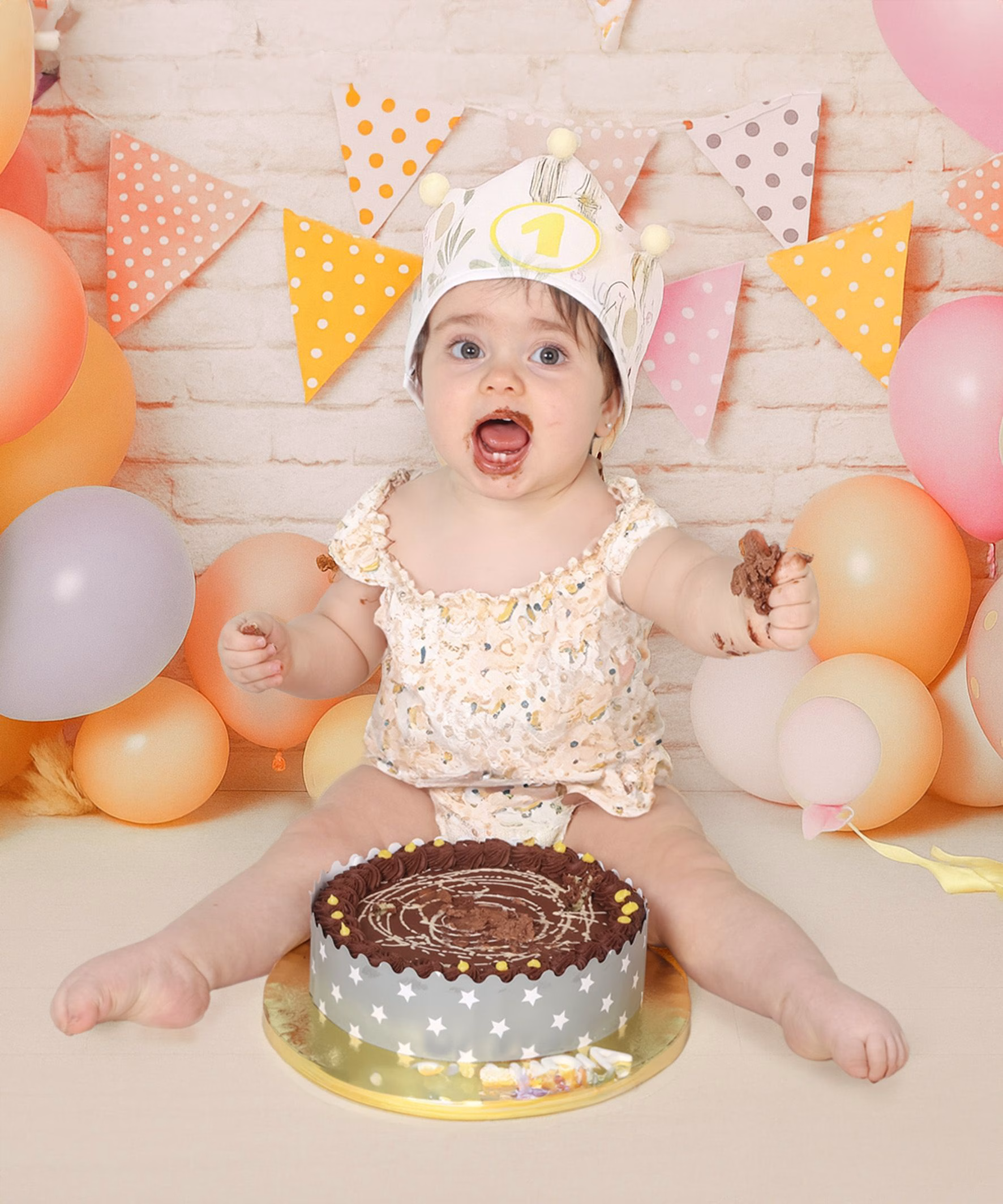Primer cumpleaños smash cake